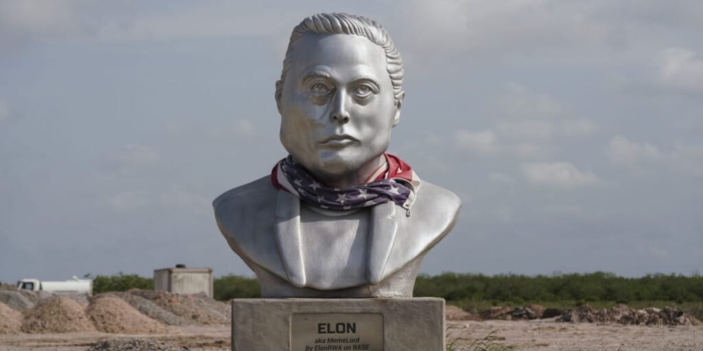 SpaceX’s Starbase is getting a few monuments dedicated to Elon Musk. Not all will be flattering. SpaceX’s Starbase is getting a few monuments dedicated to Elon Musk. Not all will be flattering.