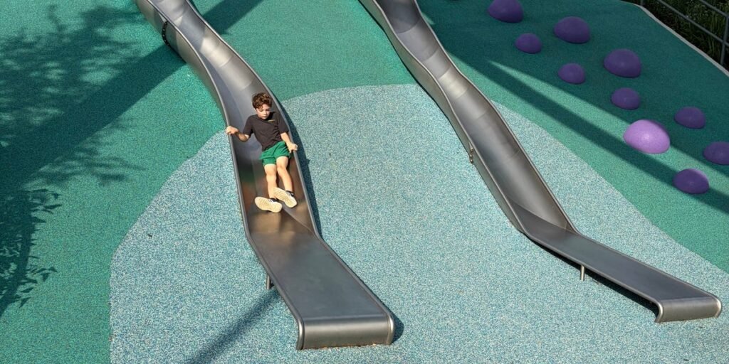 My kids, 6 and 9, loved the Obama Presidential Center playground. Here’s what parents should know before going. My kids, 6 and 9, loved the Obama Presidential Center playground. Here’s what parents should know before going.
