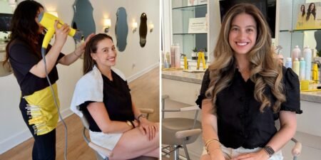 I started working longer hours after 2 promotions. Now I spend 0 a month on salon blowouts to buy back free time. I started working longer hours after 2 promotions. Now I spend 0 a month on salon blowouts to buy back free time.
