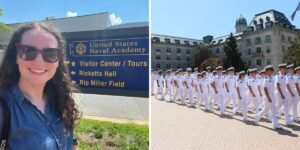 I visited the elite United States Naval Academy in Annapolis. An 8-minute ceremony gave me goosebumps.