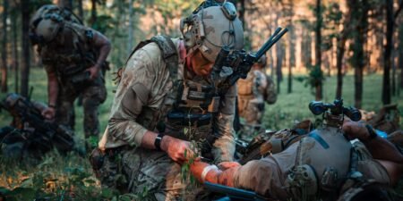 Military medics train to keep casualties alive until evacuation. In the next war, that could take days, or even weeks. Military medics train to keep casualties alive until evacuation. In the next war, that could take days, or even weeks.