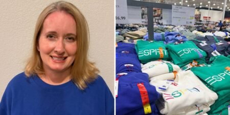 Nostalgia hit me in the Costco clothing aisle. I bought the  Esprit sweatshirt and love it.