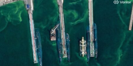 Satellite images show Russia added more anti-drone nets to its submarines at a Pacific base thousands of miles from Ukraine Satellite images show Russia added more anti-drone nets to its submarines at a Pacific base thousands of miles from Ukraine