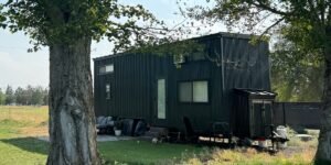 We moved our 350-square-foot tiny home from the mountains of California to a city in the Pacific Northwest We moved our 350-square-foot tiny home from the mountains of California to a city in the Pacific Northwest