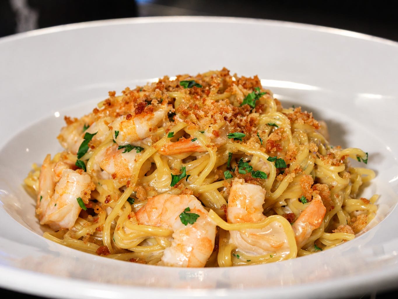 pastaRAMEN temomi ramen shrimp scampi