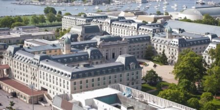 Inside the world’s largest college dorm, a 1.4 million-square-foot Naval Academy building with over 4,600 beds and its own ZIP code