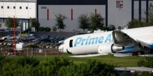 The Amazon cargo plane that crashed in Miami nearly hit a parking lot full of Tesla Cybercabs