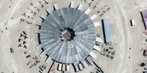 Burning Man 2026: Satellite images show how the Nevada desert transforms into Black Rock City