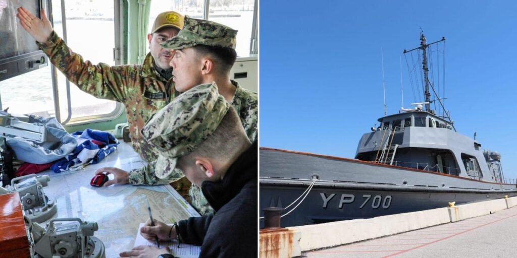 Climb aboard YP 700, a US Naval Academy training vessel where midshipmen take a maritime version of driver’s ed Climb aboard YP 700, a US Naval Academy training vessel where midshipmen take a maritime version of driver’s ed