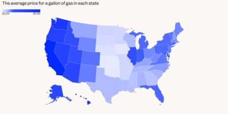 Gas prices are climbing again. See the states where it is the most and least expensive. Gas prices are climbing again. See the states where it is the most and least expensive.