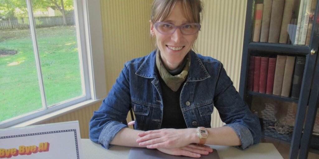This small town librarian offers a ‘Bye, Bye AI’ class to take AI off your phone. Now everyone wants in.