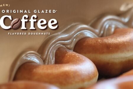 Krispy Kreme Debuts Coffee-Flavored Doughnuts for National Coffee Day