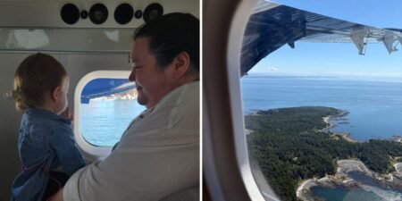 Taking a seaplane was about twice as expensive as the ferry. It made traveling with a toddler easier.